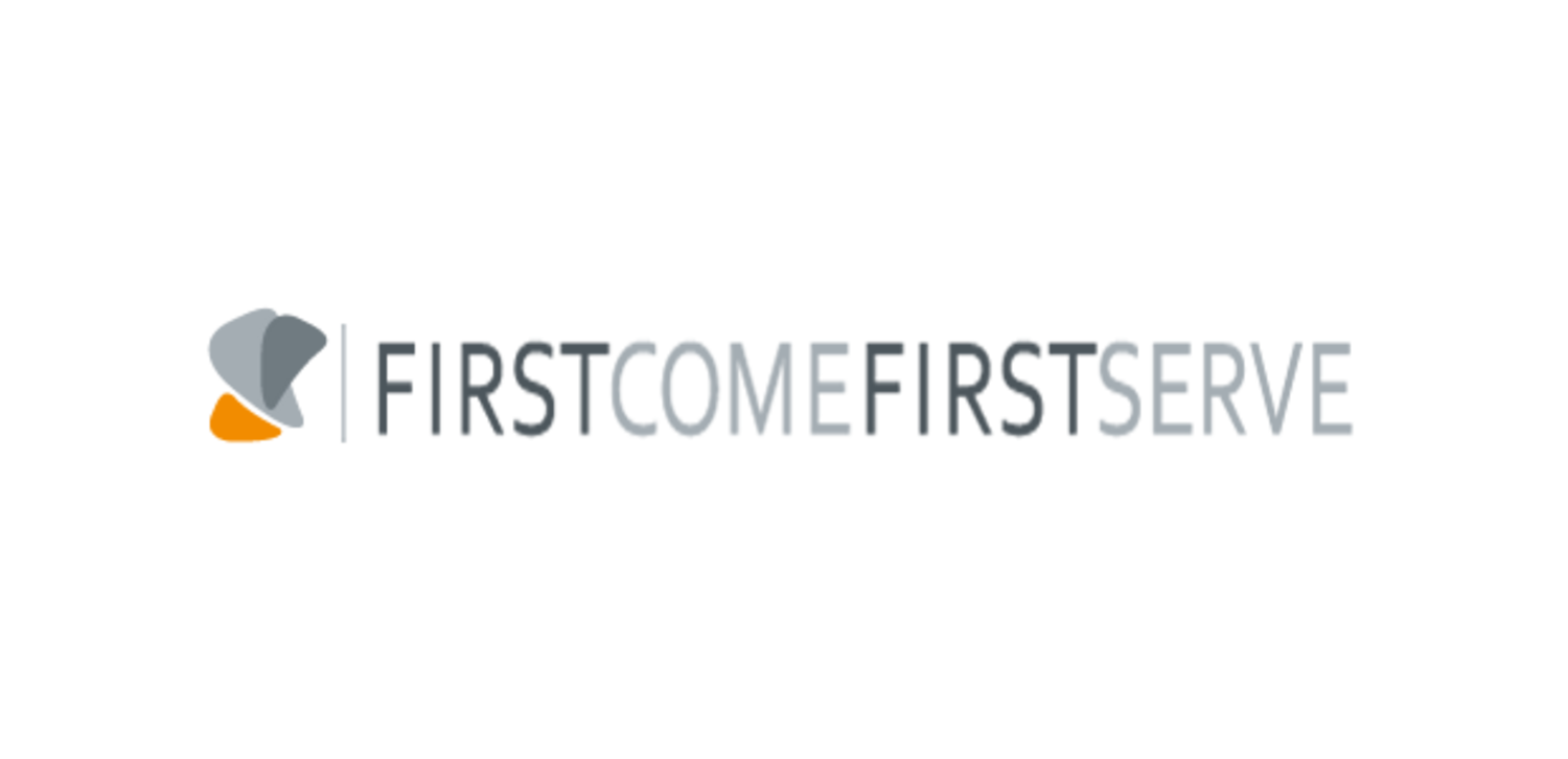 FIRST COME FIRST SERVE - Logo